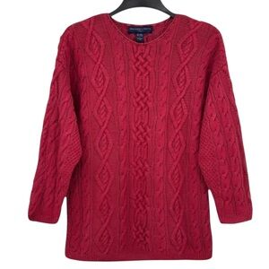 Abercrombie & Fitch Chunky Cable Knit Crewneck Sweater